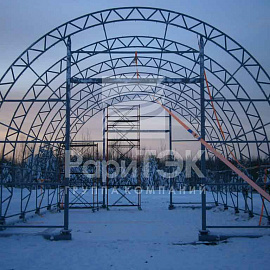 Hangar 16x10x7 m., For storage and repair of vehicles, Republic of Sakha-Yakutia.