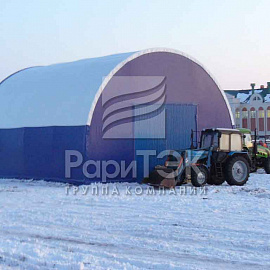 Hangar 12x10x7 m., For storage of agricultural machinery, Republic of Tatarstan.